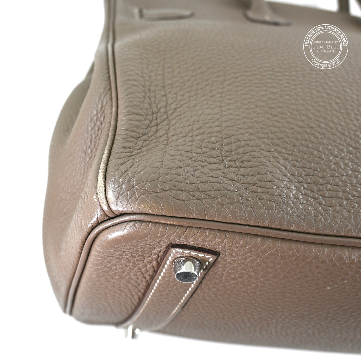Hermès Birkin 35cm Etoupe Togo PHW - Preloved