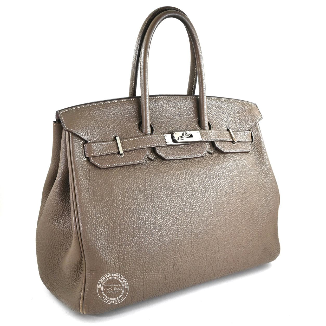 Hermès Birkin 35cm Etoupe Togo PHW - Preloved