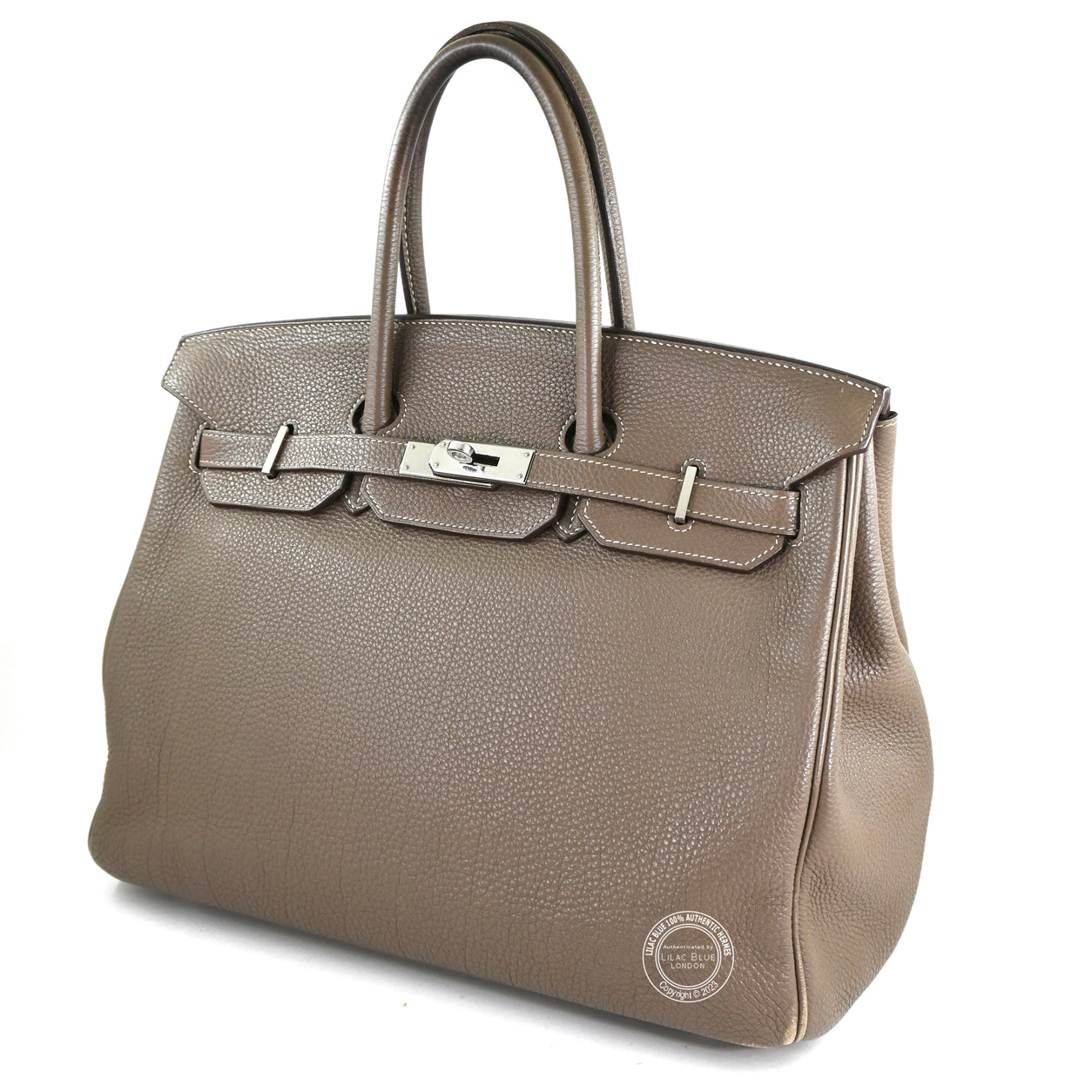 Hermès Birkin 35cm Etoupe Togo PHW - Preloved