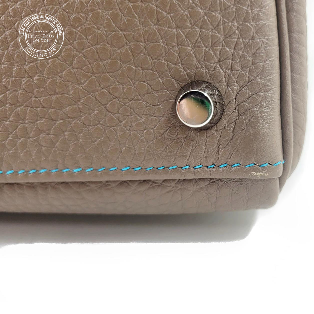 Hermès Kelly 35cm Etoupe/Aztec So Flash Togo PHW - Preloved