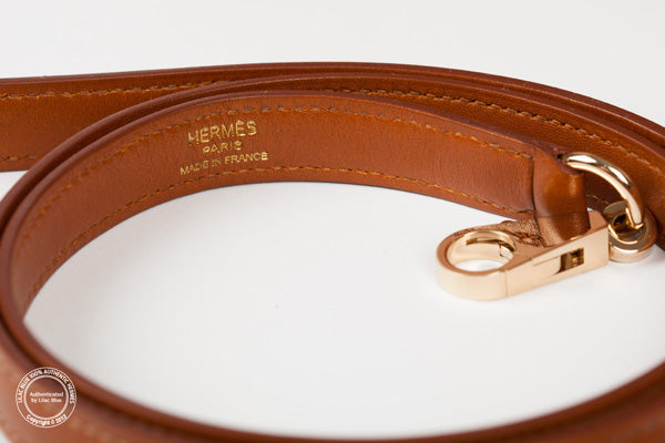Hermès Kelly 35cm Fauve Ghillies Tadelakt Permabrass