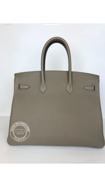 Hermes Birkin 35cm Gris Asphalte Togo PHW