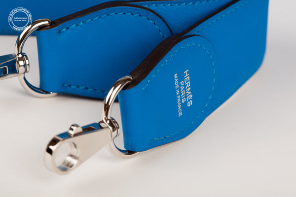 Hermès Kelly 35cm Bleu Hydra Lakis Swift PHW