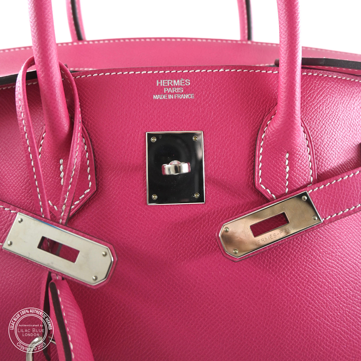 Hermès Birkin 35cm Rose Tyrien Epsom PHW - Preloved