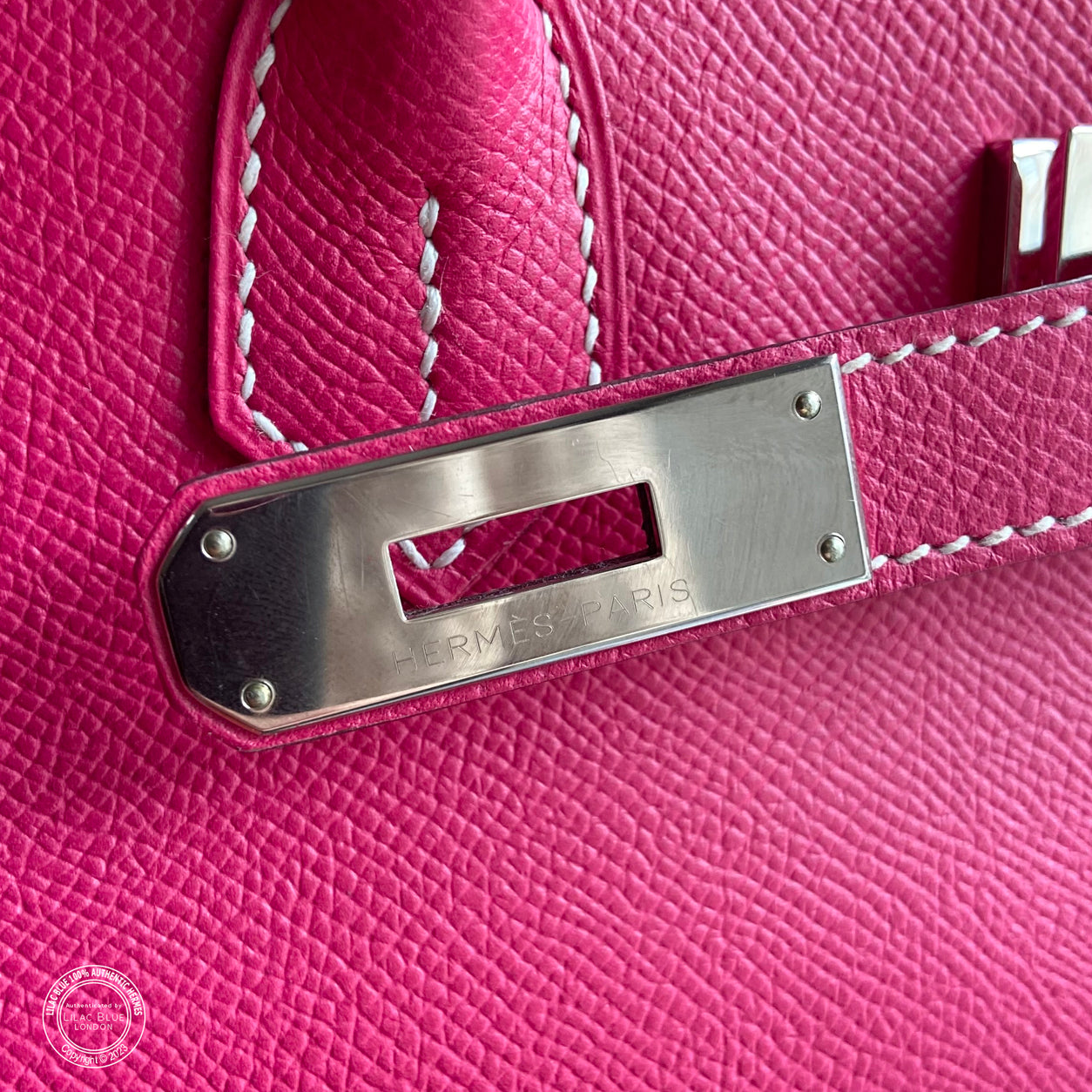 Hermès Birkin 35cm Rose Tyrien Epsom PHW - Preloved