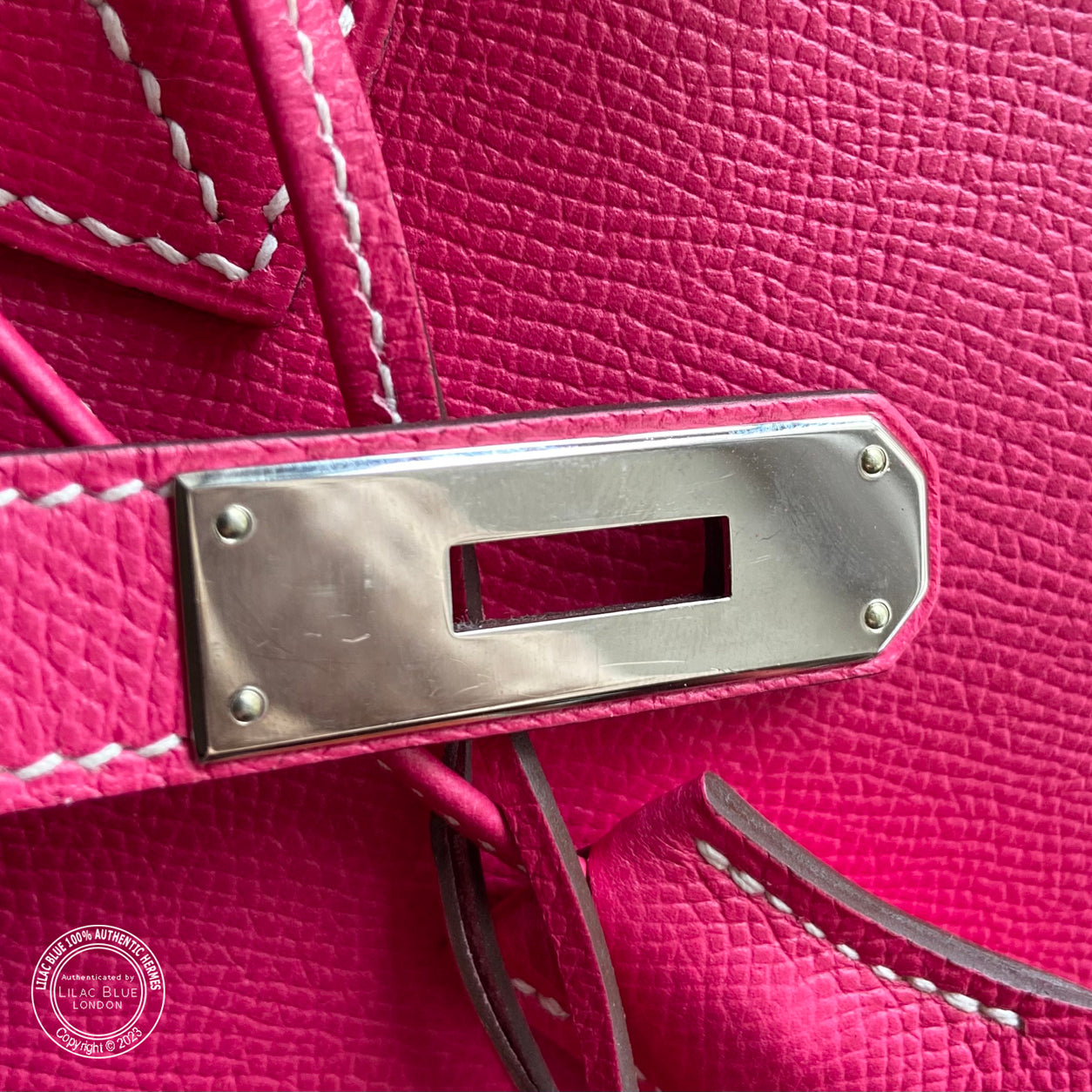 Hermès Birkin 35cm Rose Tyrien Epsom PHW - Preloved