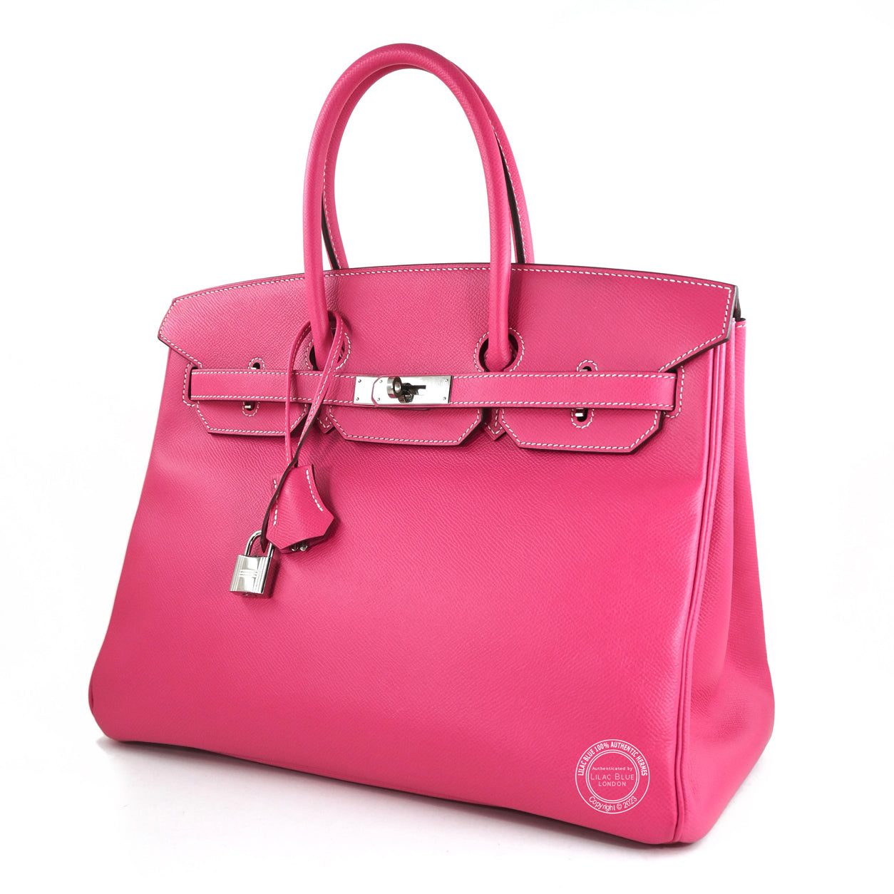 Hermès Birkin 35cm Rose Tyrien Epsom PHW - Preloved