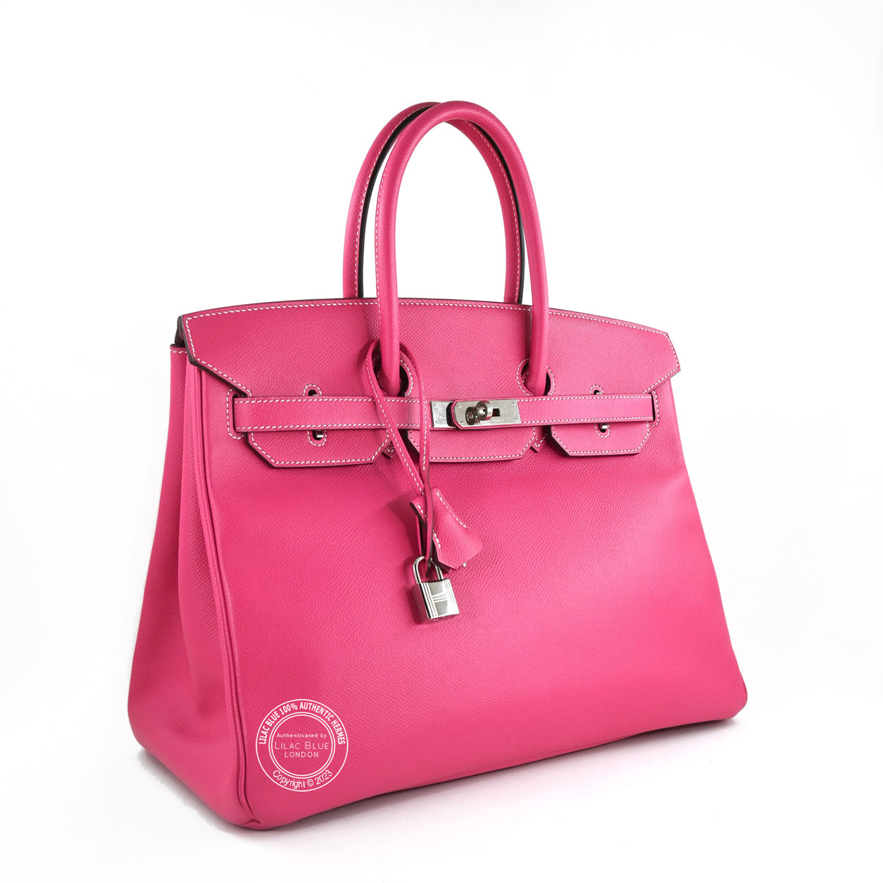 Hermès Birkin 35cm Rose Tyrien Epsom PHW - Preloved