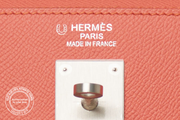 Hermès Kelly 35cm Coral & Orange HSS Epsom PHW