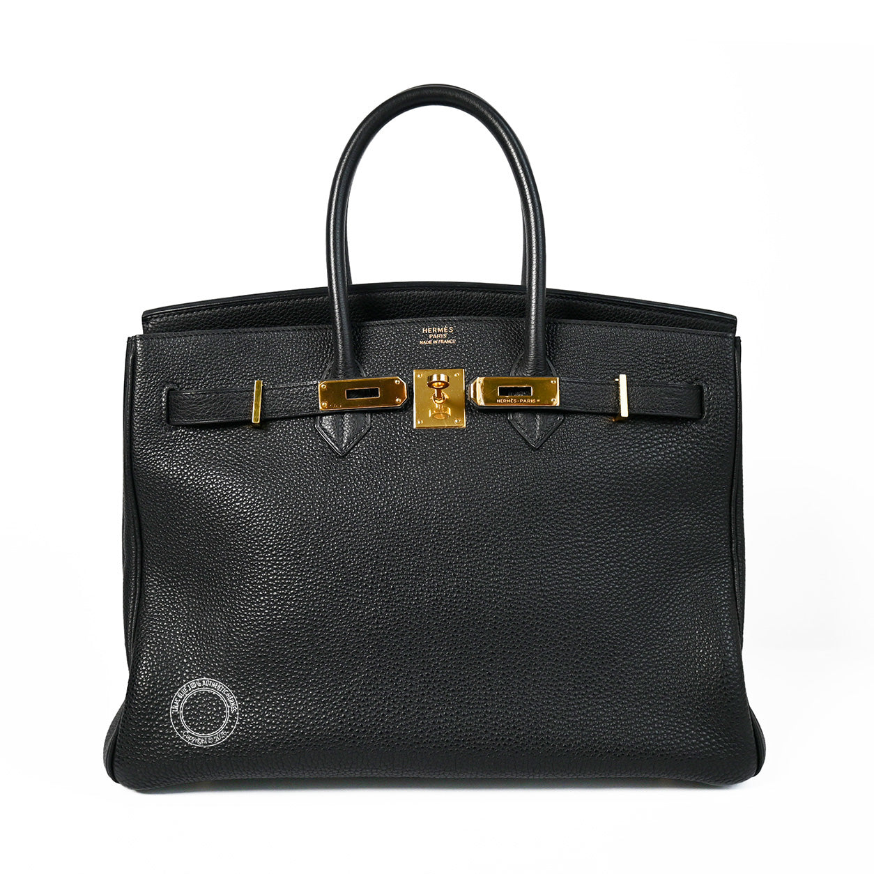 Hermès 35cm Black Birkin Togo GHW - Preloved