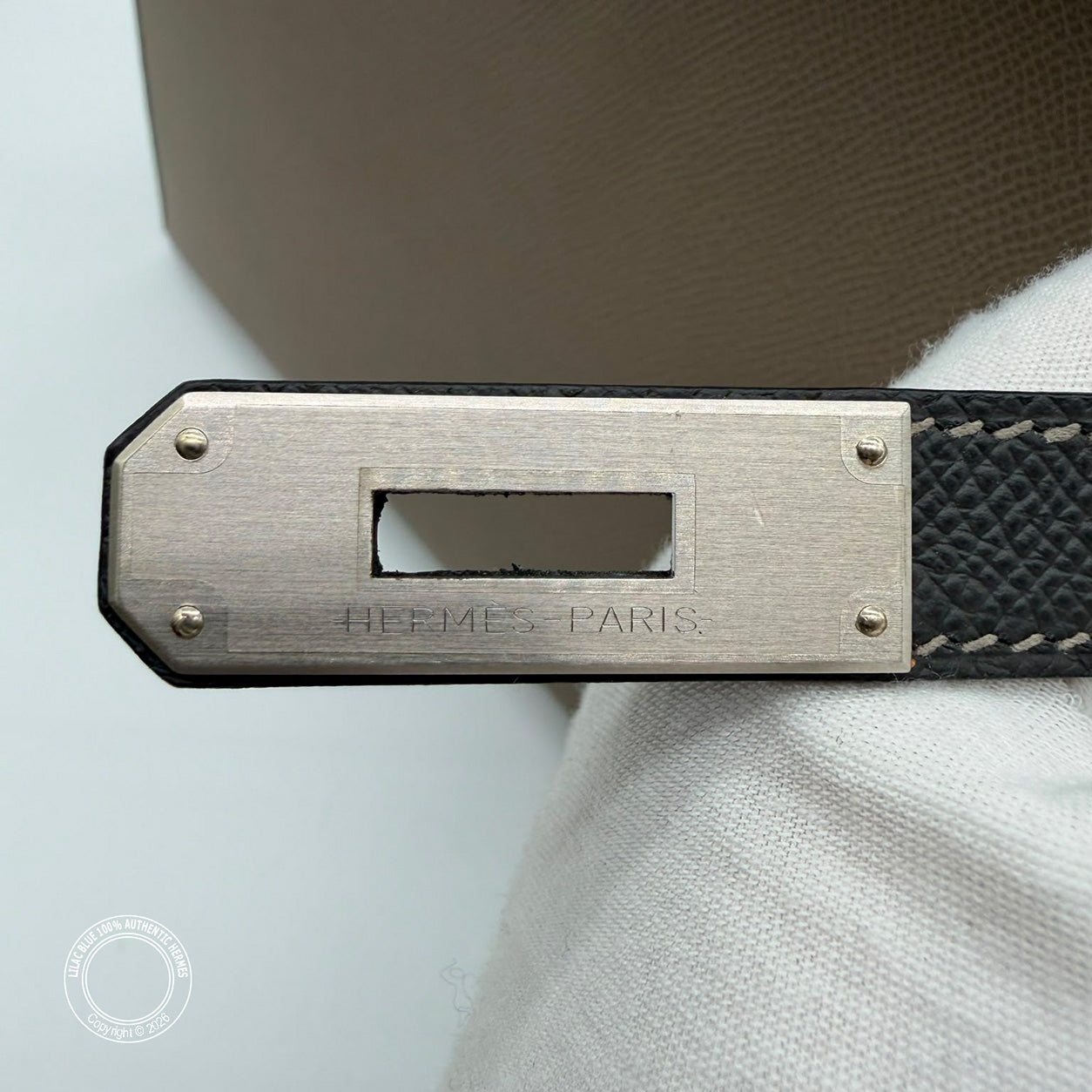 Hermès Kelly 35cm Gris Asphalte/Graphite HSS Epsom BPHW