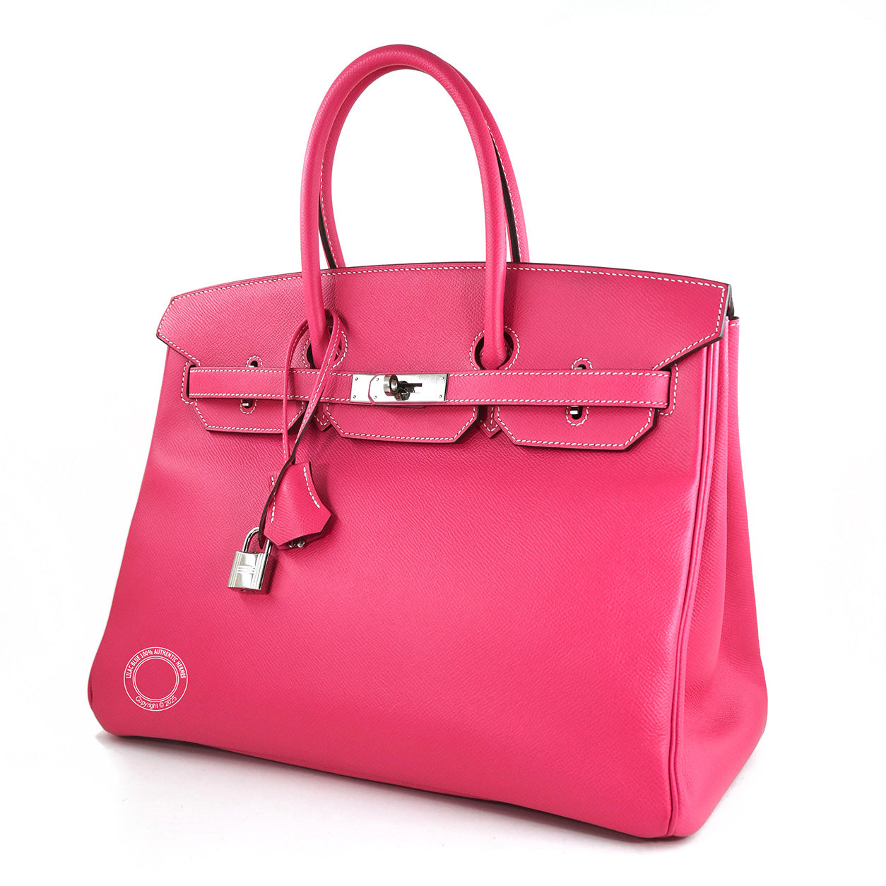 Hermès Birkin 35cm Rose Tyrien Epsom PHW - Preloved