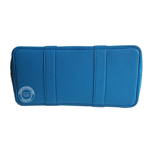 Hermès Garden Party 36cm Bleu Zanzibar Negonda PHW