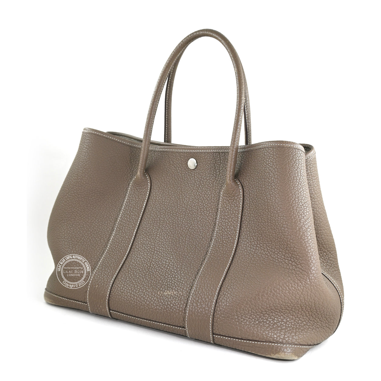 Hermès Garden Party 36cm Etoupe Negonda PHW - Preloved