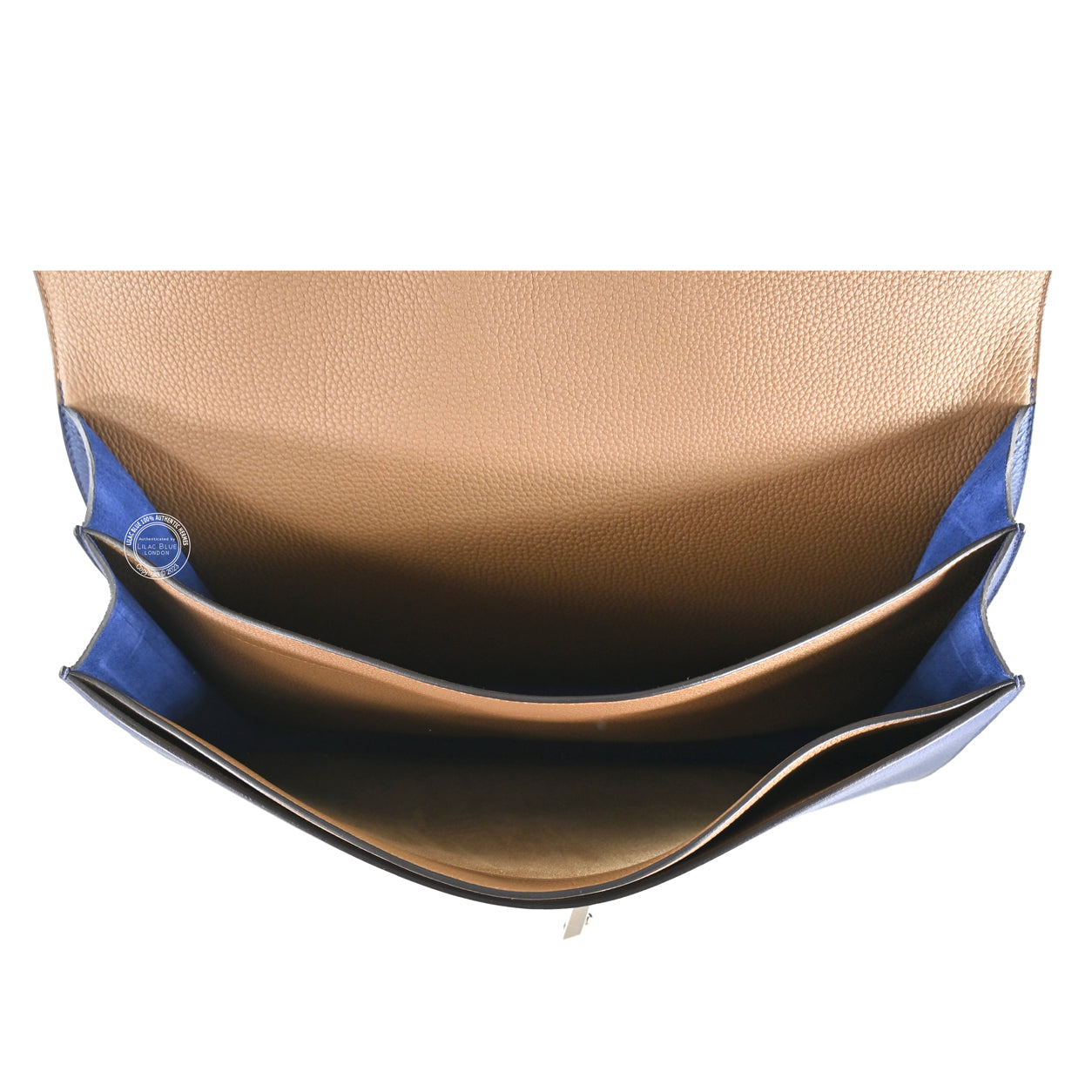 Hermès Sac a Depeche 38cm Bleu Saphir/Gold HSS Togo PHW