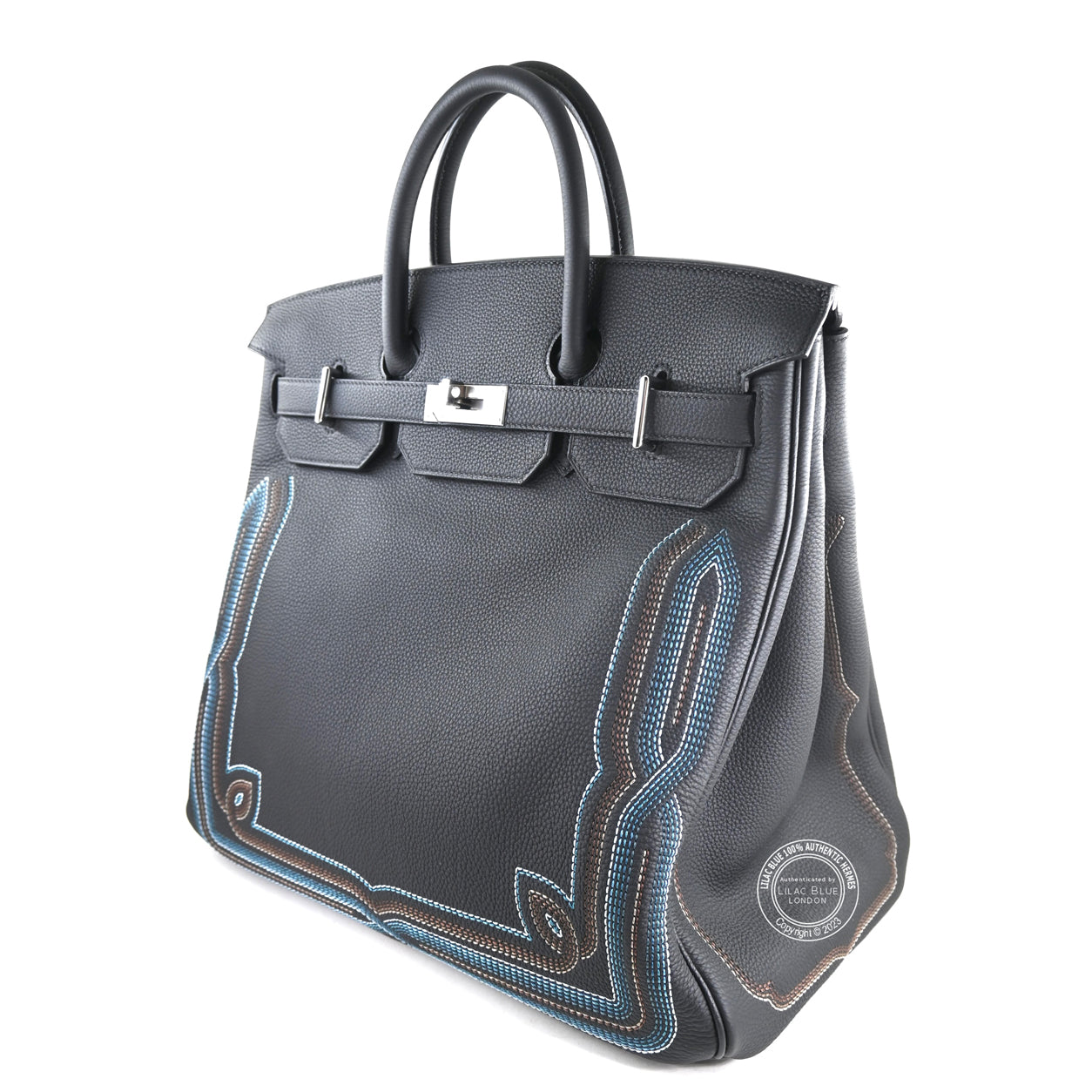 Hermès Birkin 40cm Black Western Ltd Edition HAC Togo PHW