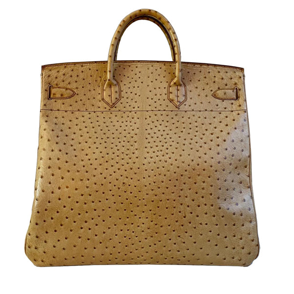 Hermès Birkin 40cm Gold HAC Ostrich GHW - Preloved