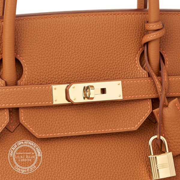 Hermès Birkin 40cm Gold Togo Permabrass - Preloved