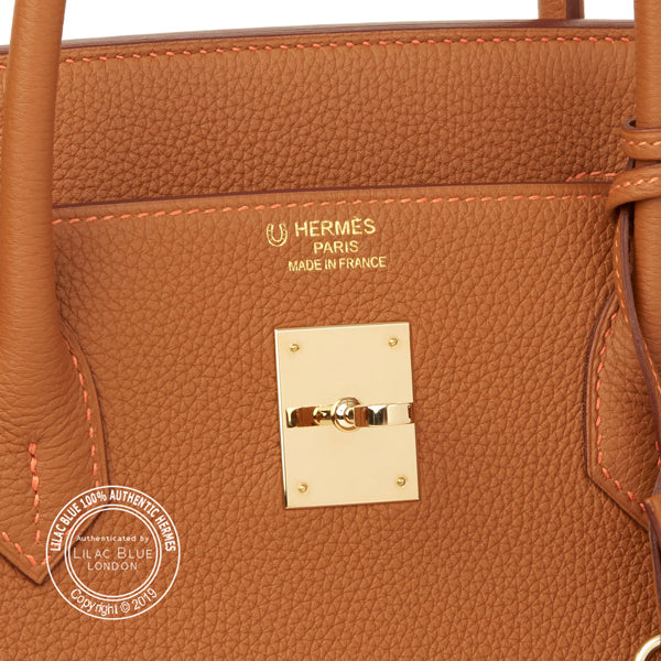 Hermès Birkin 40cm Gold Togo Permabrass - Preloved