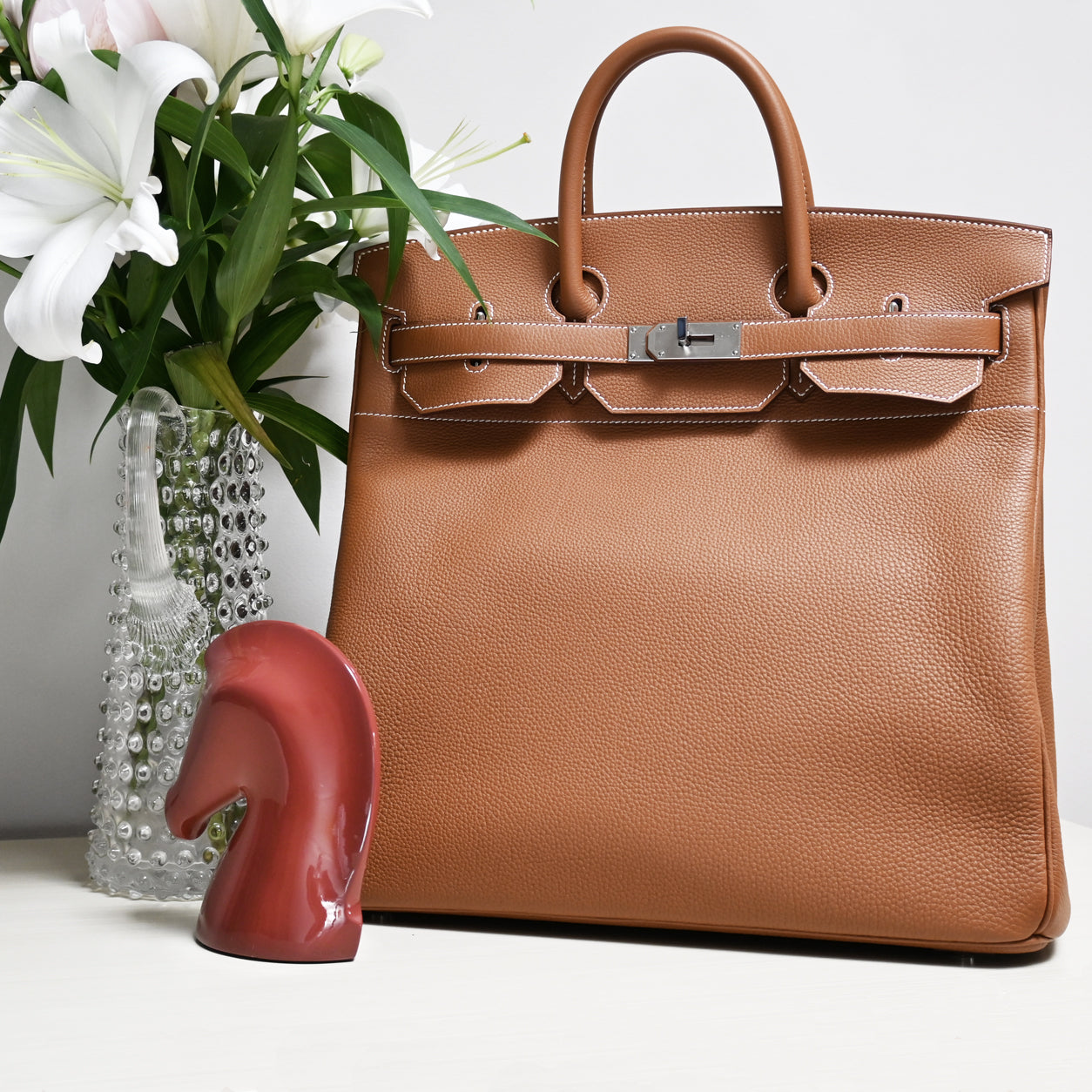 Hermes Birkin 40cm Gold HAC Togo PHW