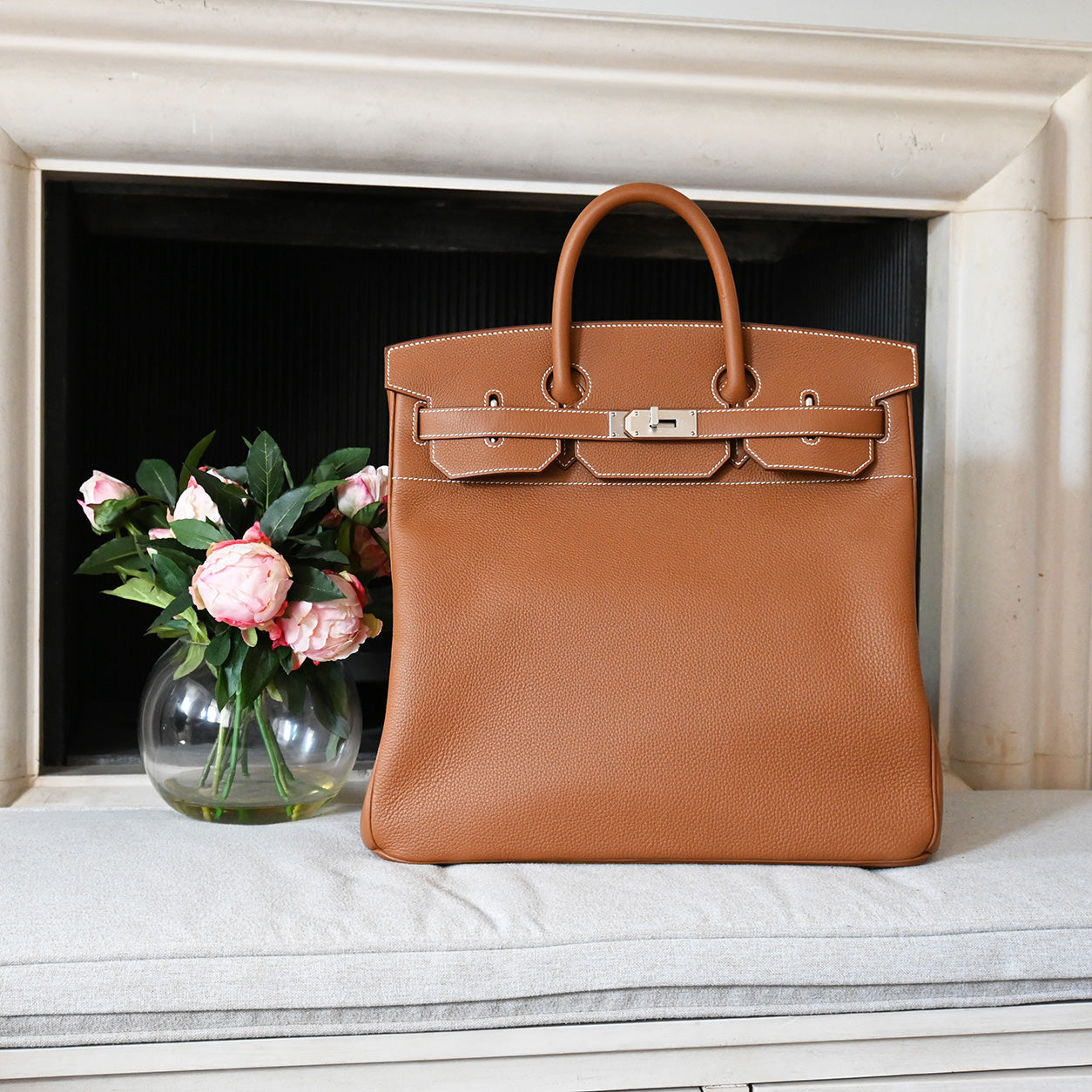 Hermes Birkin 40cm Gold HAC Togo PHW