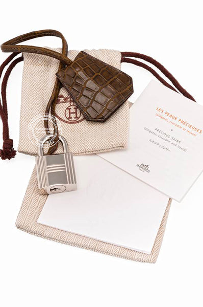 Hermès Birkin 40cm Gris Elephant HAC Matte Croc PHW