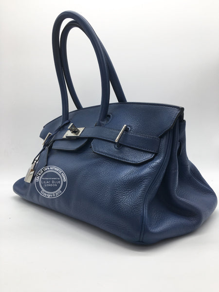 Hermès Birkin 42cm Bleu de Prusse JPG Shoulder Clemence PHW - Preloved