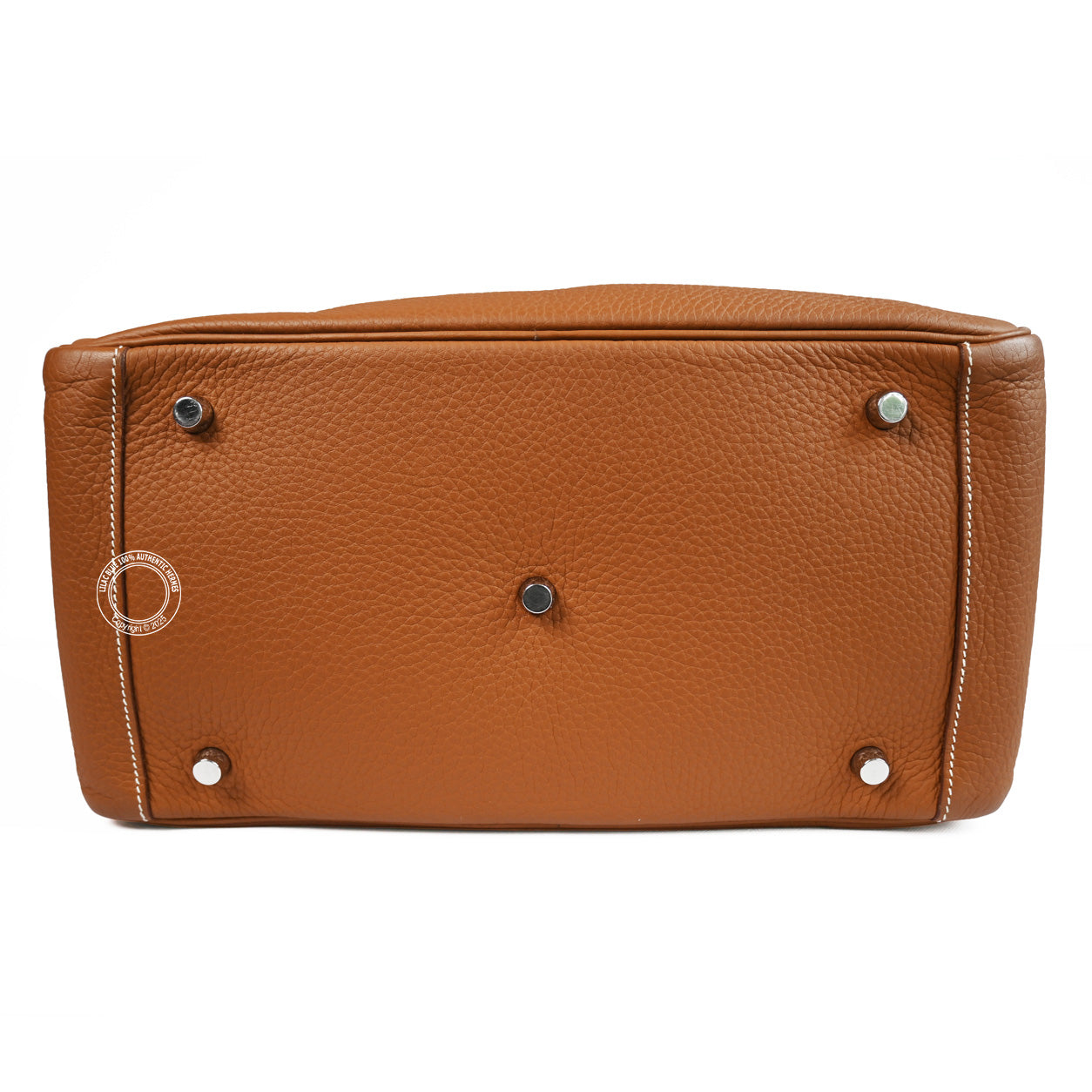 Hermes Lindy 45cm Gold Clemence PHW - Preloved