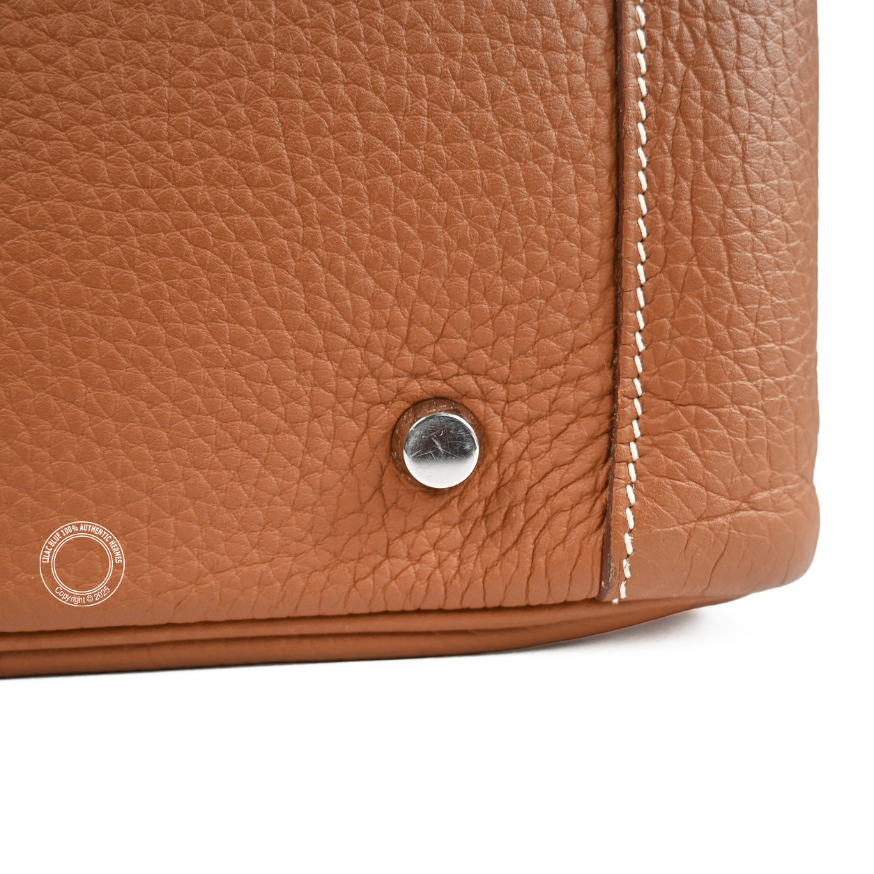Hermes Lindy 45cm Gold Clemence PHW - Preloved