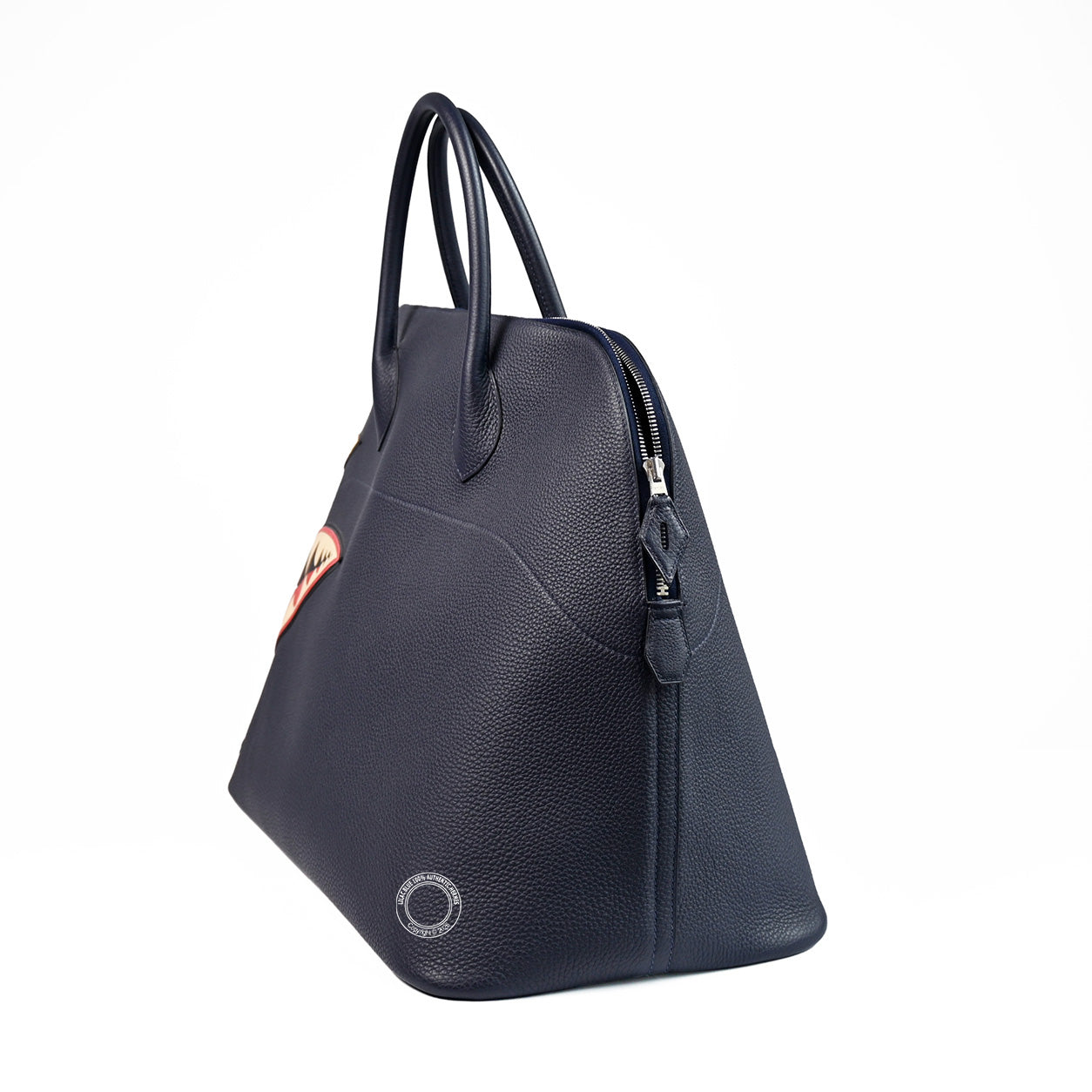 Hermès Bolide 45cm Shark Bleu Nuit Togo PHW