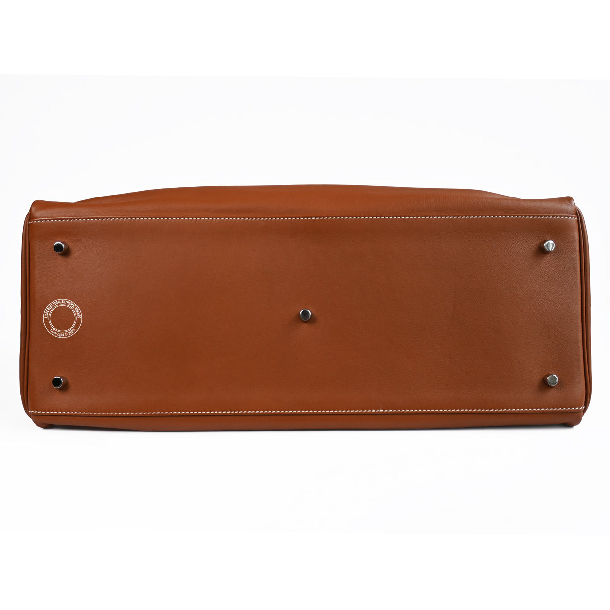 Hermes Kelly 50cm Fauve Relax Sikkim PHW - Preloved