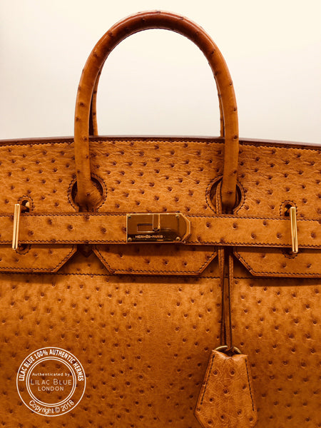 Hermès Birkin 50cm Saffron HAC Ostrich GHW - Vintage