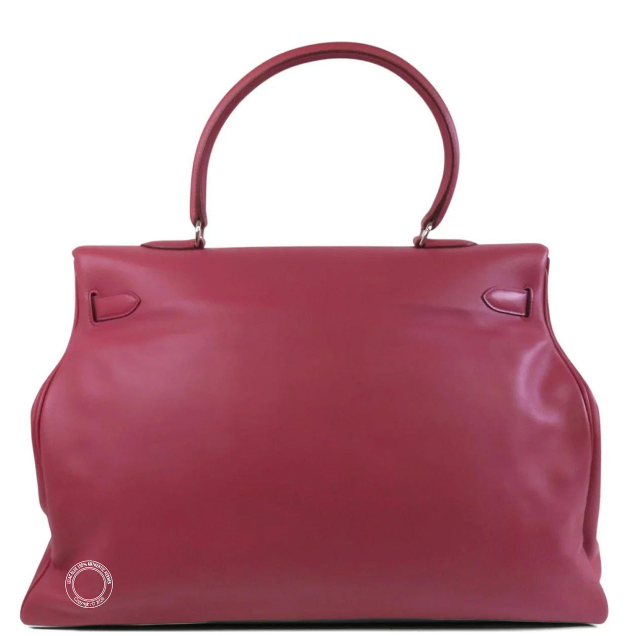 Hermès Kelly 50 Rubis Relax Swift PHW - Preloved