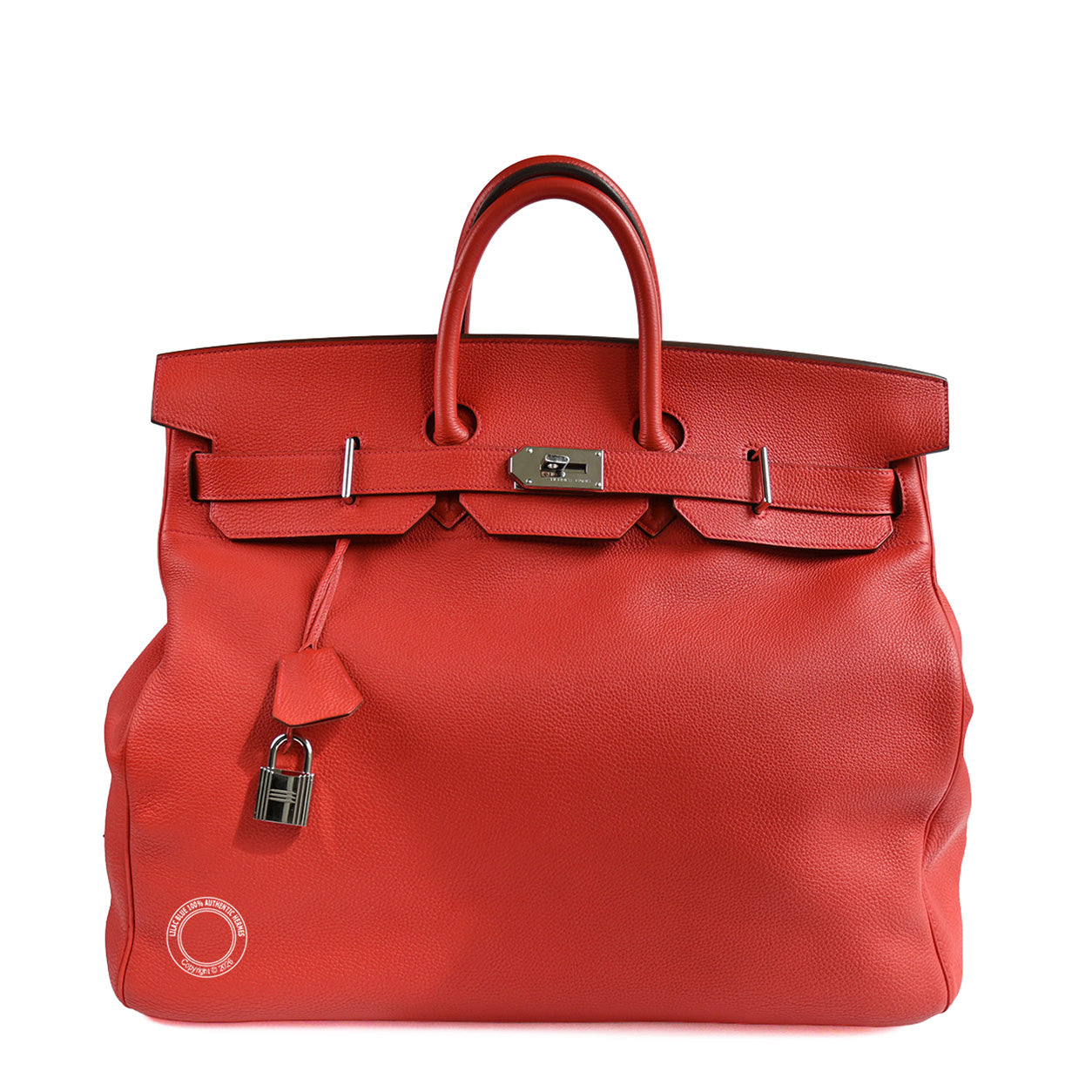 Hermès Birkin 50cm Rouge Casaque HAC Togo PHW - Preloved