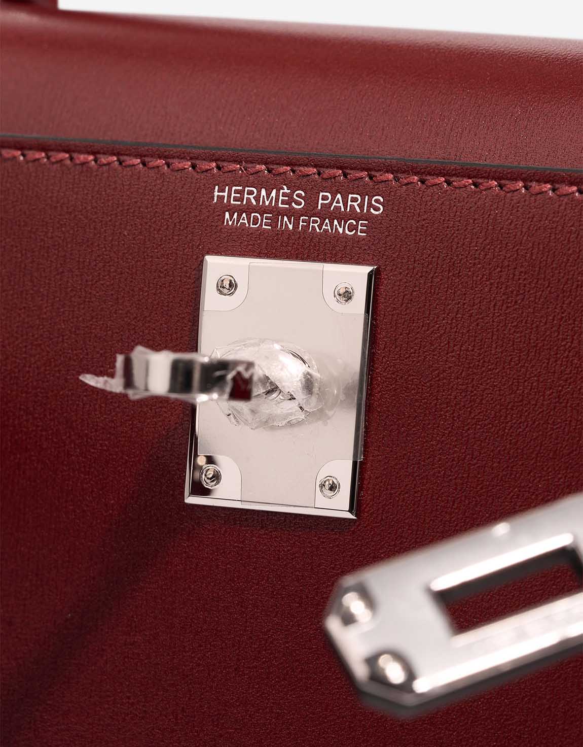 Hermès Kelly 20cm Box Rouge H