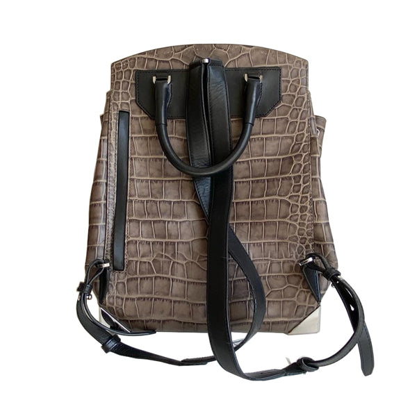 Alexander Wang Prisma Skeletal Backpack Embossed Leather - Preloved
