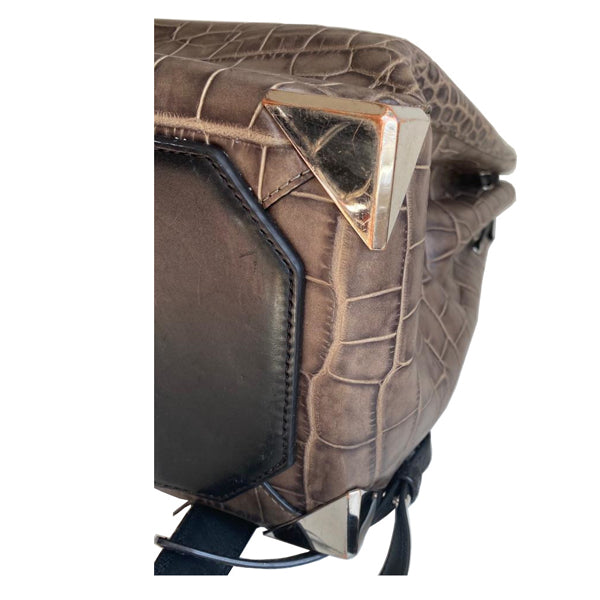 Alexander Wang Prisma Skeletal Backpack Embossed Leather - Preloved
