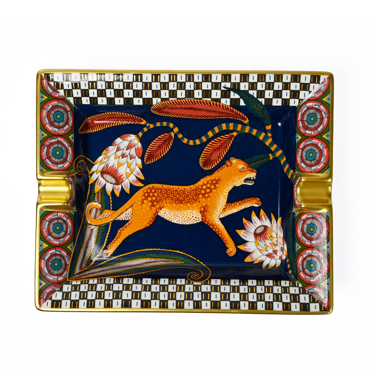 Hermès Ashtray Savana Dance in Fauve