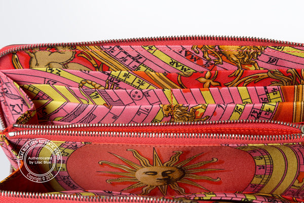 Hermès Azap Wallet in Rose Jaipur. Epsom