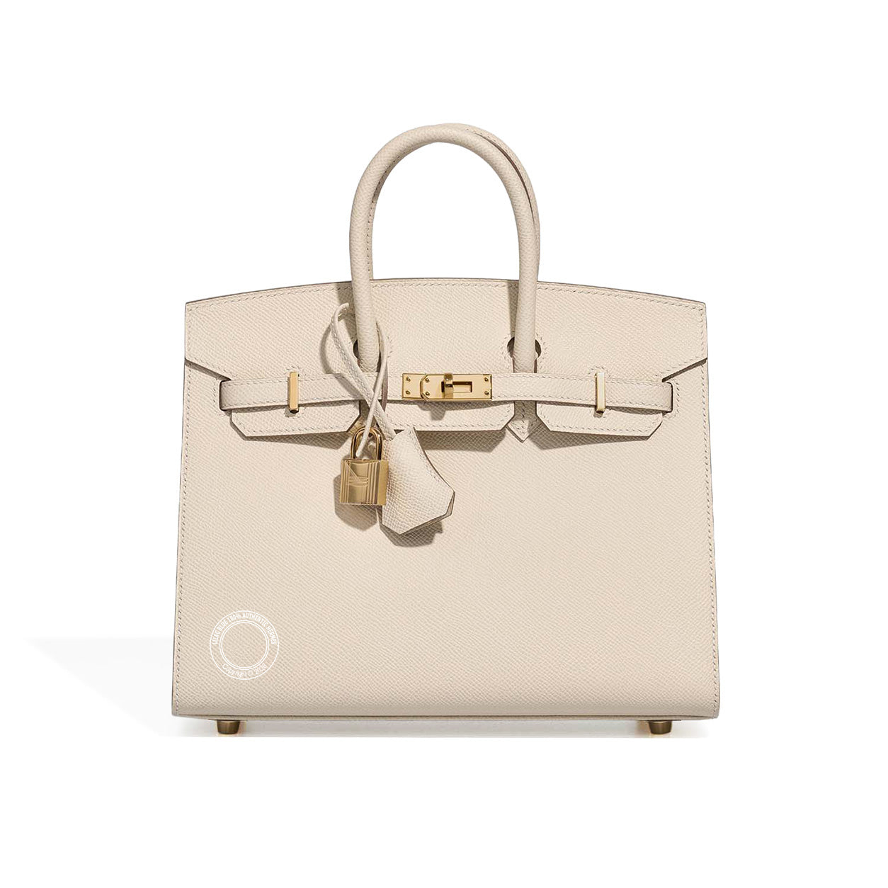 Hermès Birkin 25cm Craie Epsom GHW