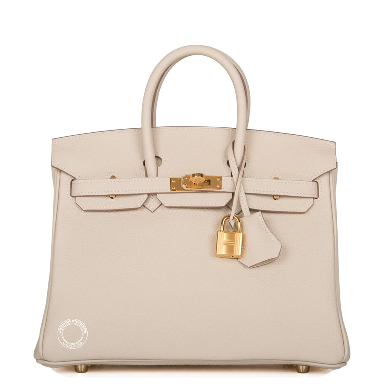Hermès Birkin 25 Craie Togo GHW
