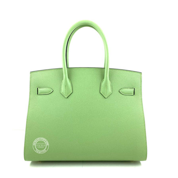 Hermès Birkin 30cm Vert Criquet Sellier Epsom GHW