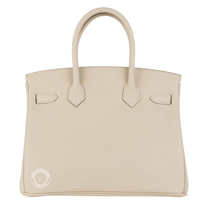 Hermes Birkin 30cm Craie Togo PHW