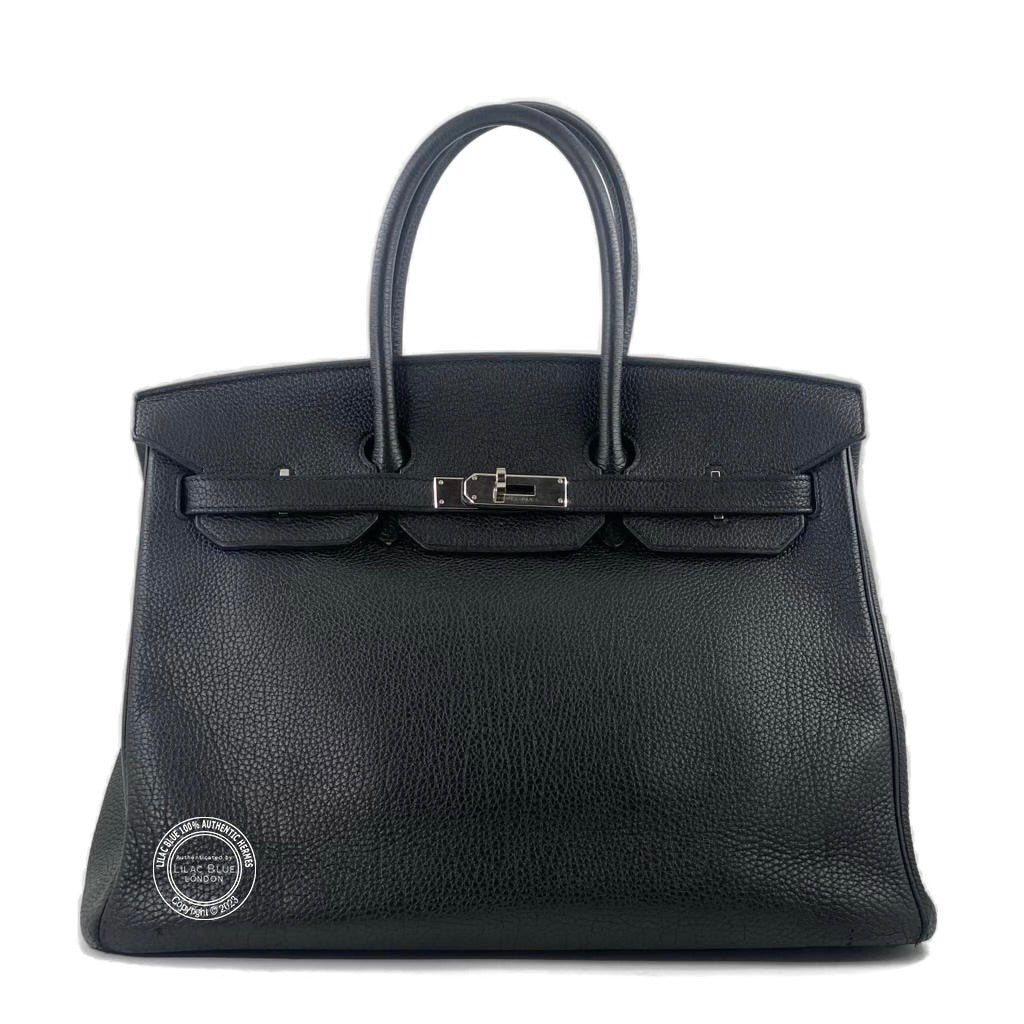 Hermes Birkin 35cm Black Togo PHW - Preloved