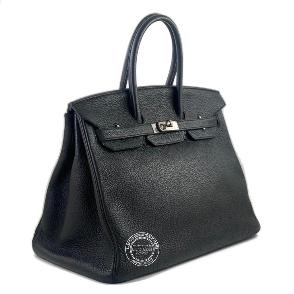 Hermes Birkin 35cm Black Togo PHW - Preloved