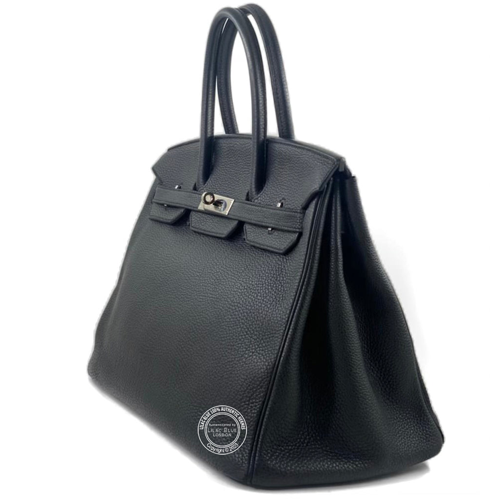 Hermes Birkin 35cm Black Togo PHW - Preloved