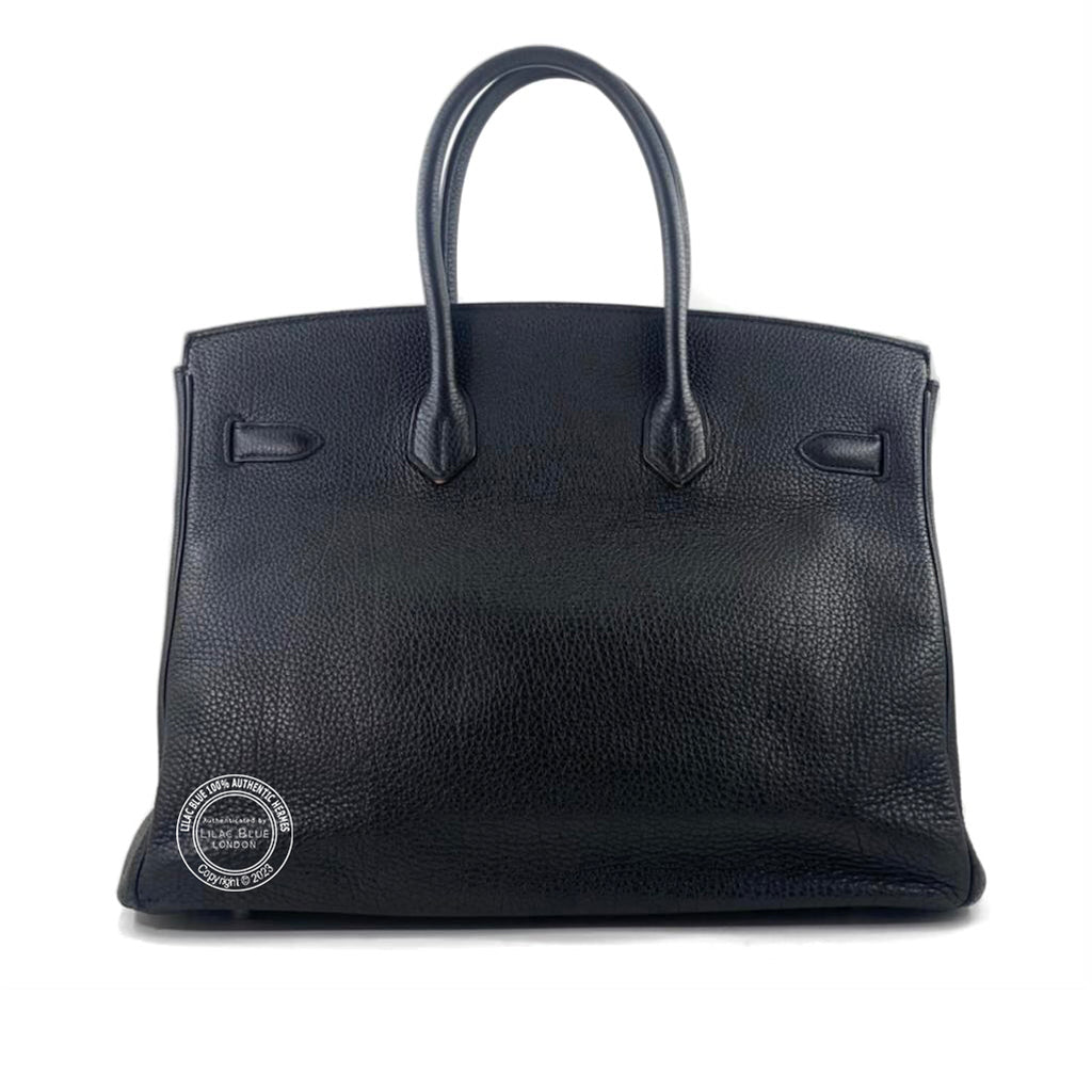 Hermes Birkin 35cm Black Togo PHW - Preloved