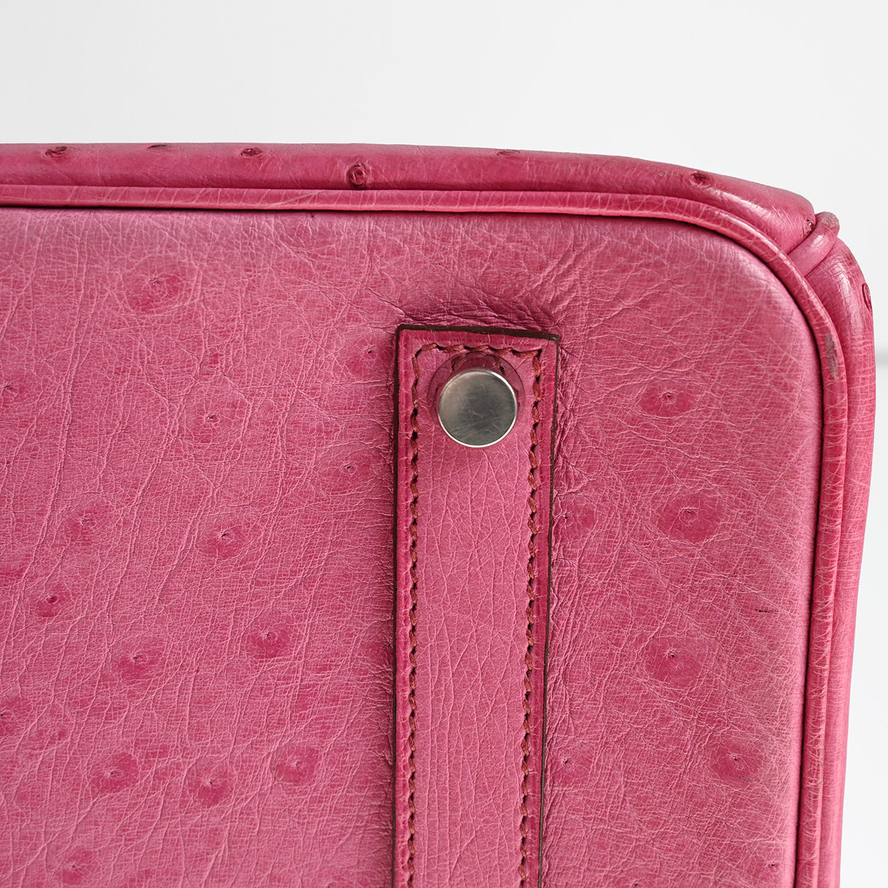 Hermès Birkin 35cm Fuchsia Ostrich PHW - Preloved