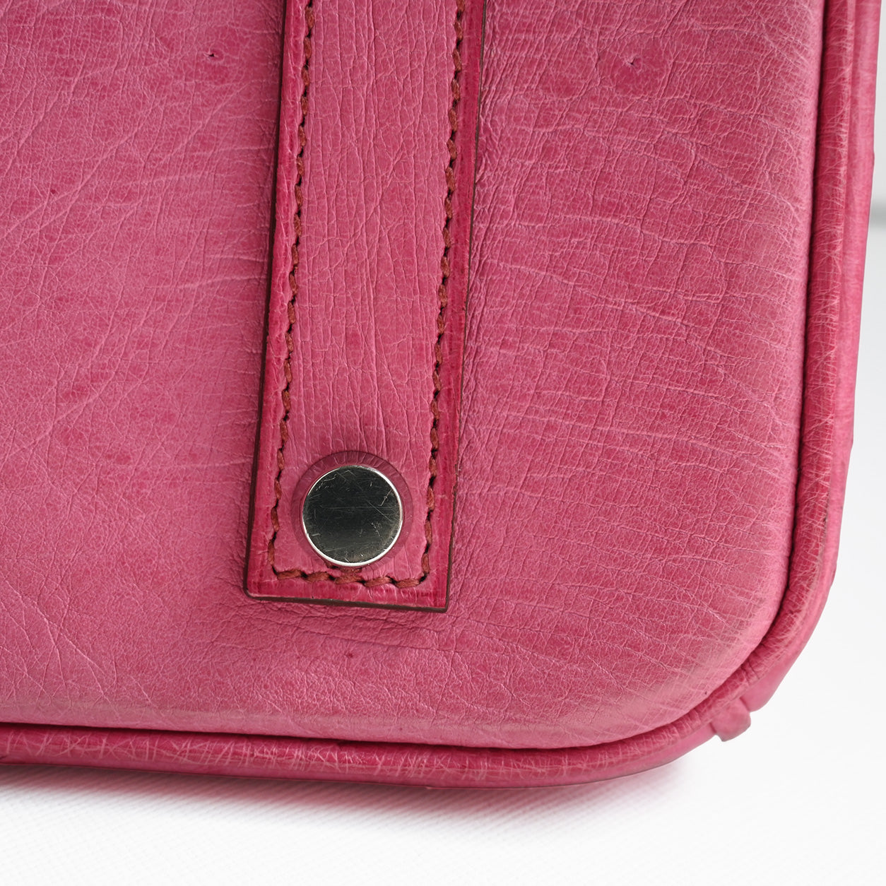 Hermès Birkin 35cm Fuchsia Ostrich PHW - Preloved