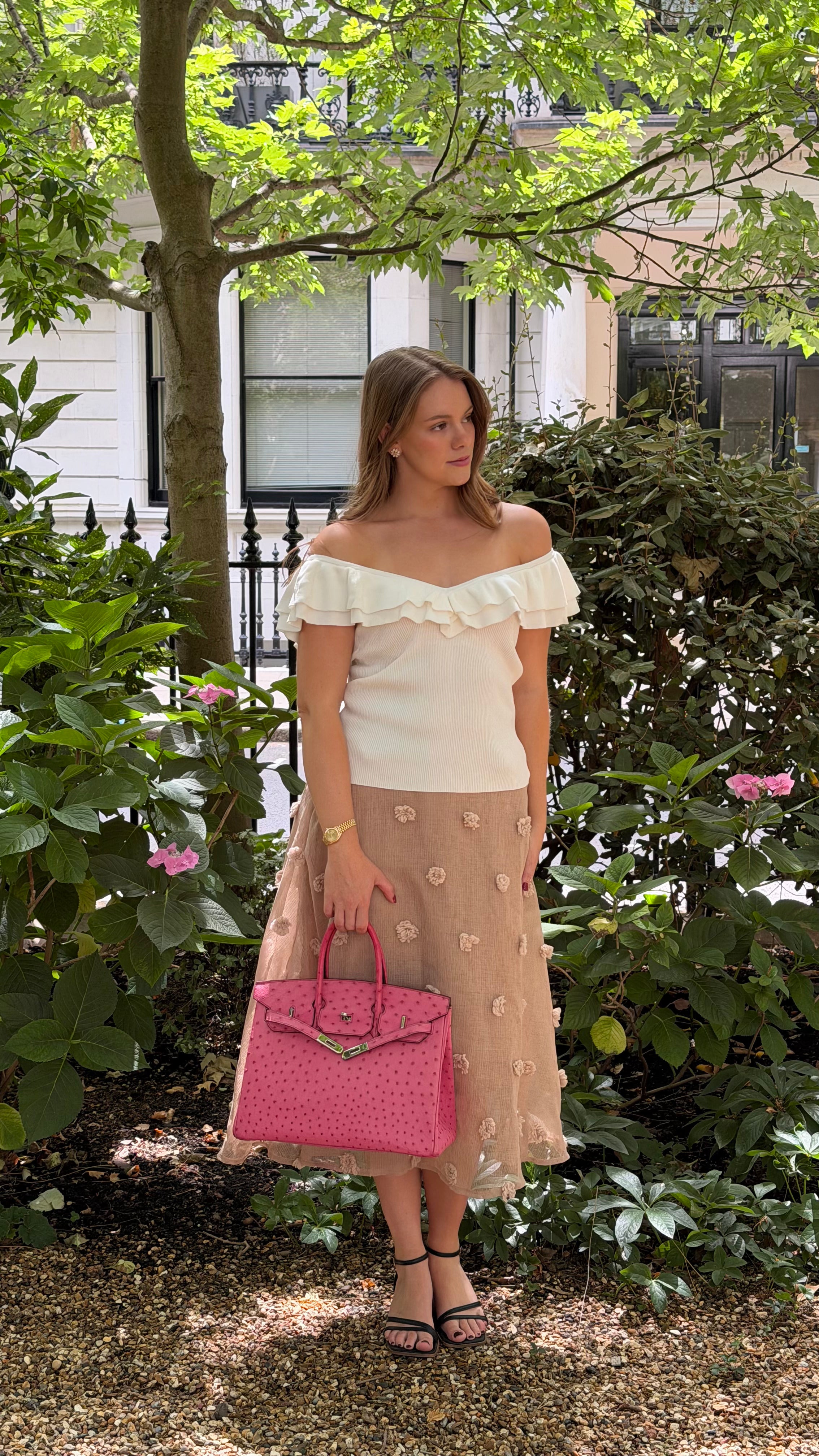 Hermès Birkin 35cm Fuchsia Ostrich PHW - Preloved